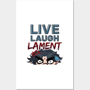 Live Laugh Lament (Xiao Genshin Impact) Posters and Art